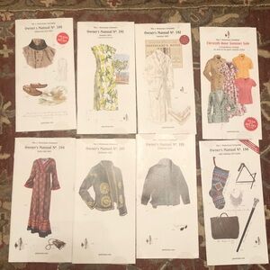 J. Peterman Co. company catalogs 2021 lot of 8, #188, 191-195, 198